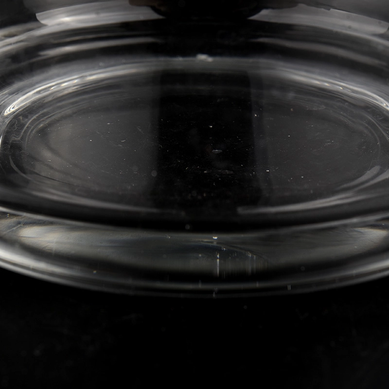 home decor 3 wick round bottom glass candle jars