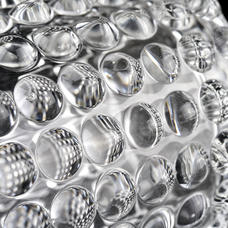 7oz Dots Pattern Glass Candle Holder Votive Candle Glass Holders
