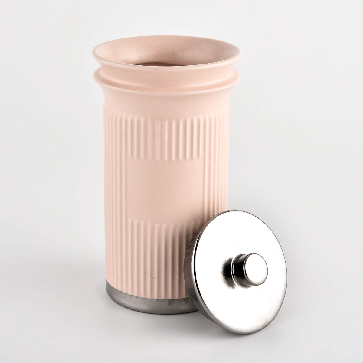 Home Decoration 8oz Ceramic Candle Holders with Lids Wholesale Home Decoration 8oz Ceramic Candle Holders with Lids Wholesale