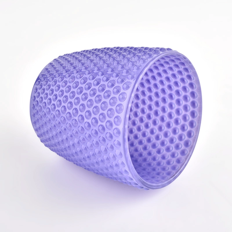 Wholesale Empty Classic Dot Glass Candle Jars Dot Pattern Glass Candle Holder Wholesale Empty Classic Dot Glass Candle Jars Dot Pattern Glass Candle Holder