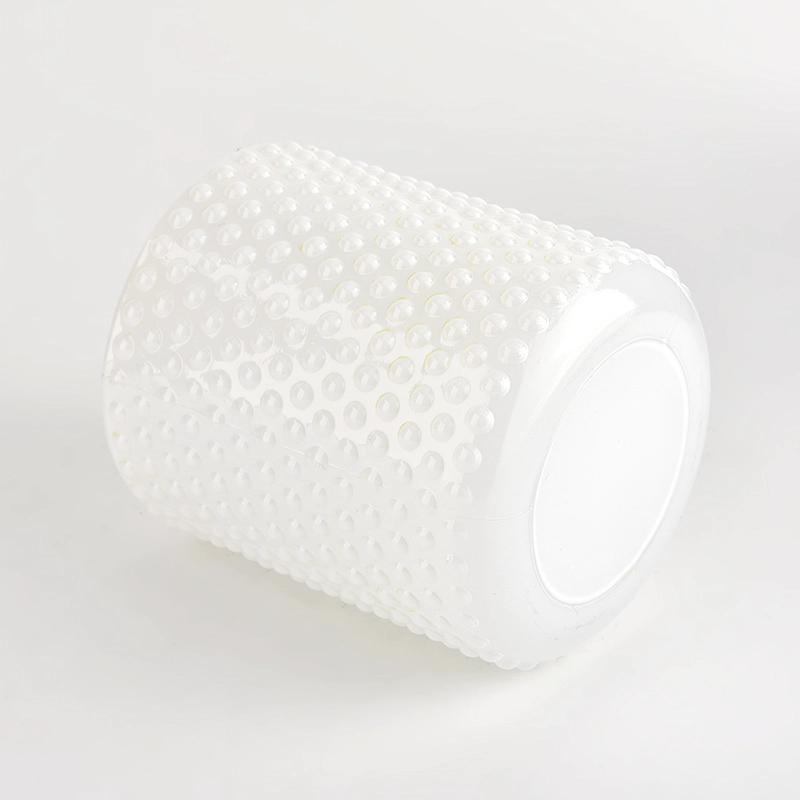 dot glass candle holders