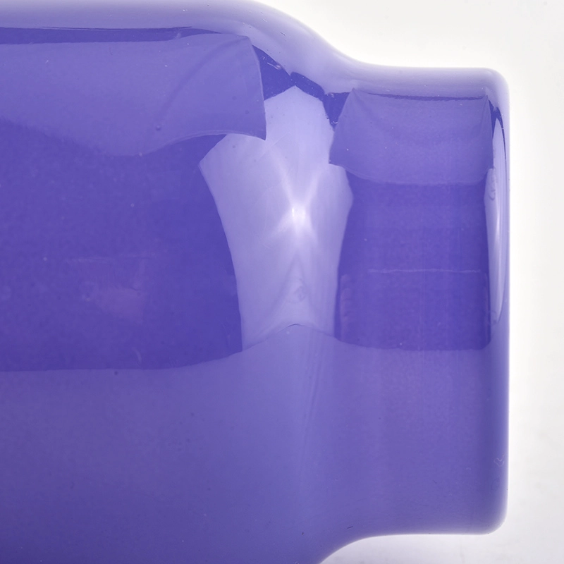 Popular 200ml purple step glass jar in bulk Popular 200ml purple step glass jar in bulk