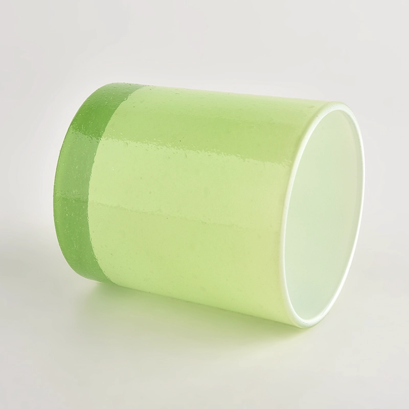 luxury matte color glass 8oz glass candle jar - COPY - msoc6t