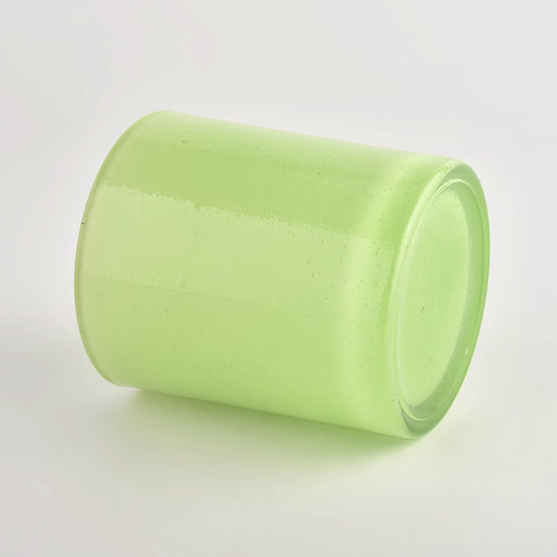 luxury matte color glass 8oz glass candle jar - COPY - msoc6t