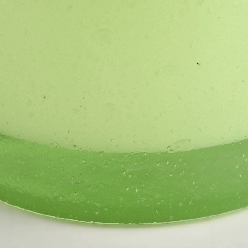 luxury matte color glass 8oz glass candle jar - COPY - msoc6t