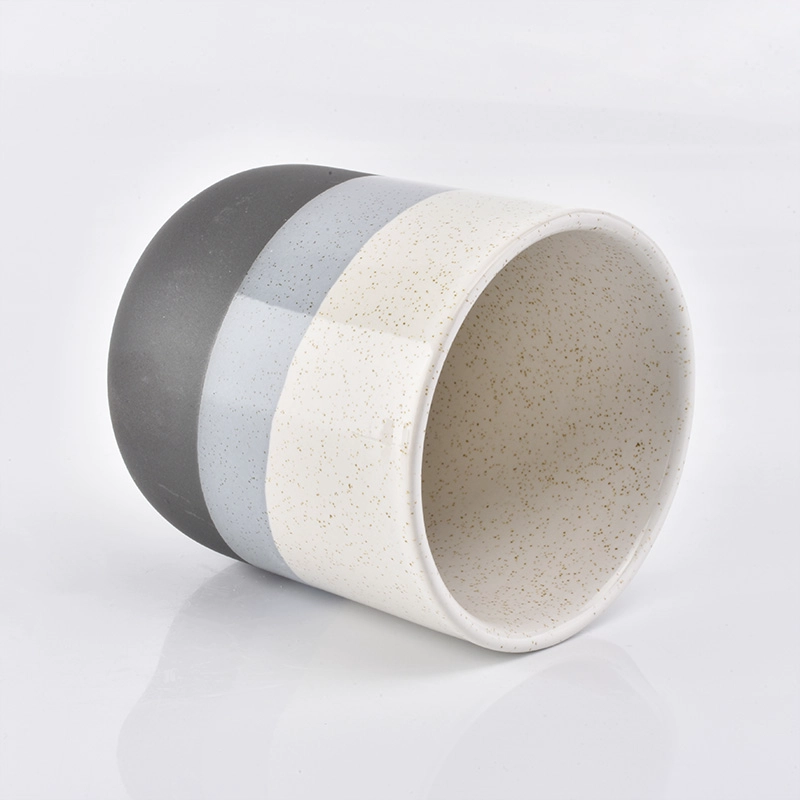 custom ceramic candle jars for candle making with unique design