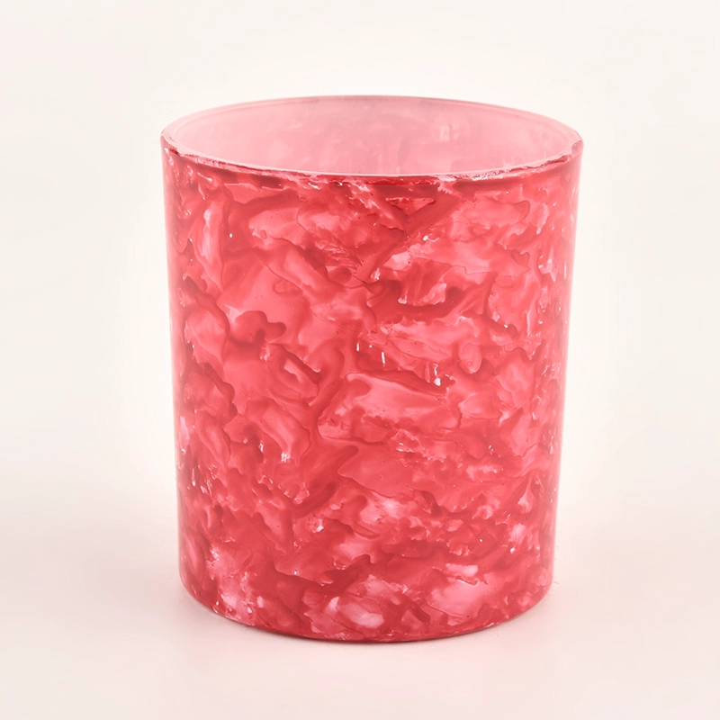 Beautiful Rose Red 30cl Glass Candle Holders Wholesale Custom Candle Glass Beautiful Rose Red 30cl Glass Candle Holders Wholesale Custom Candle Glass