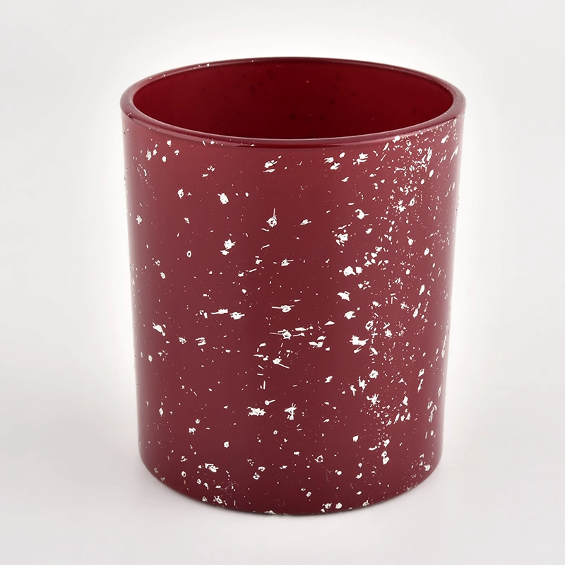 Red glass candle vessels for candle making supplier Red glass candle vessels for candle making supplier