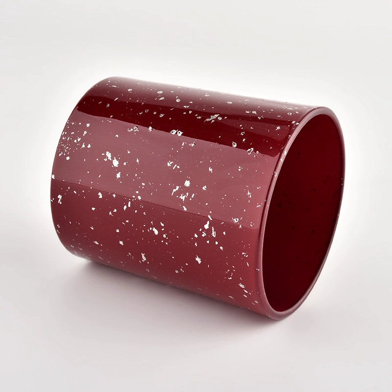 Red glass candle vessels for candle making supplier Red glass candle vessels for candle making supplier
