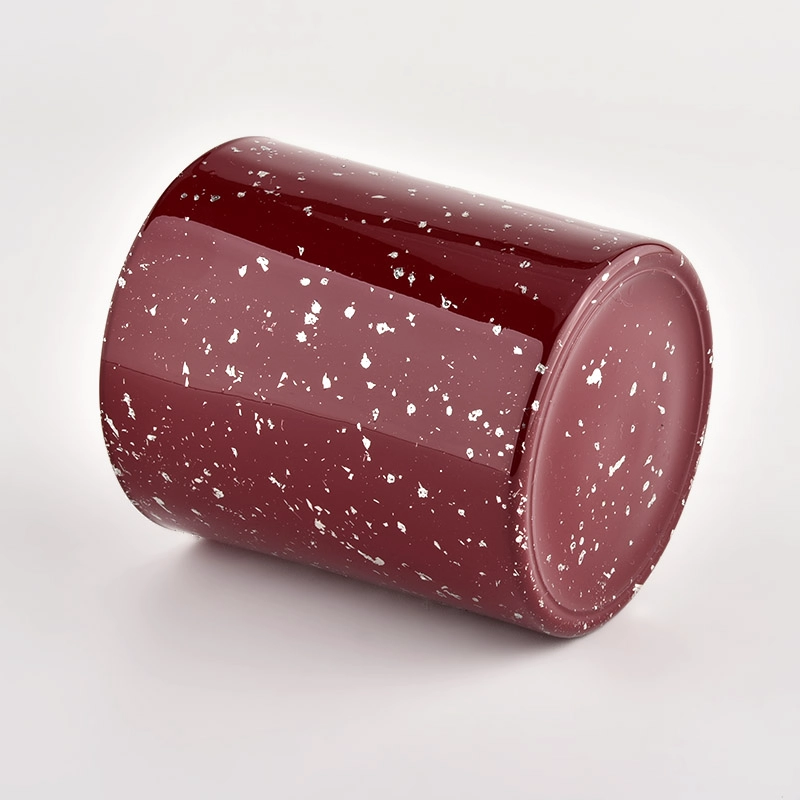 Red glass candle vessels for candle making supplier Red glass candle vessels for candle making supplier