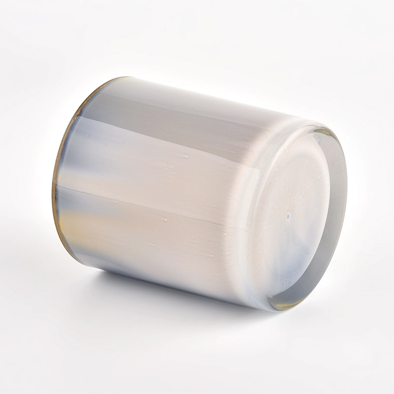 luxury milky style glass candle jars luxury milky style glass candle jars