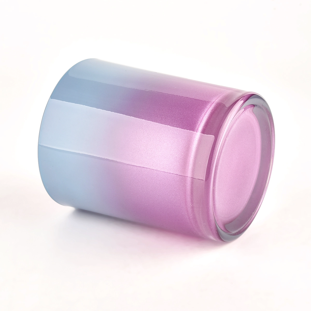 luxury 8.4oz gradient color glass candle jar luxury 8.4oz gradient color glass candle jar