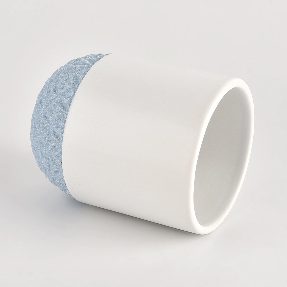 Custom 9oz Candle Container Cylinder Ceramic Candle Jars