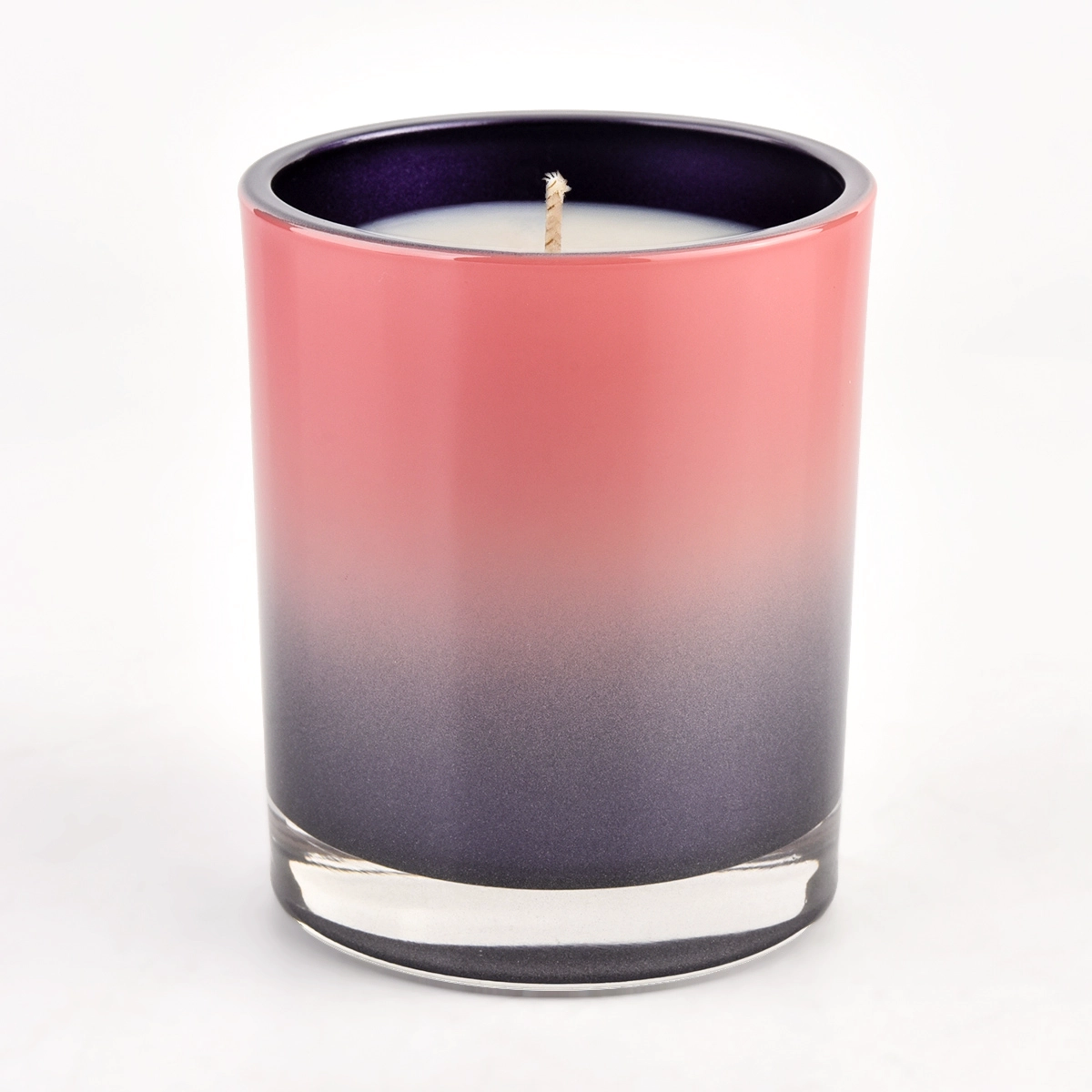 Luxury Ombre Color Glass Candle Holders For Home Decoration Luxury Ombre Color Glass Candle Holders For Home Decoration