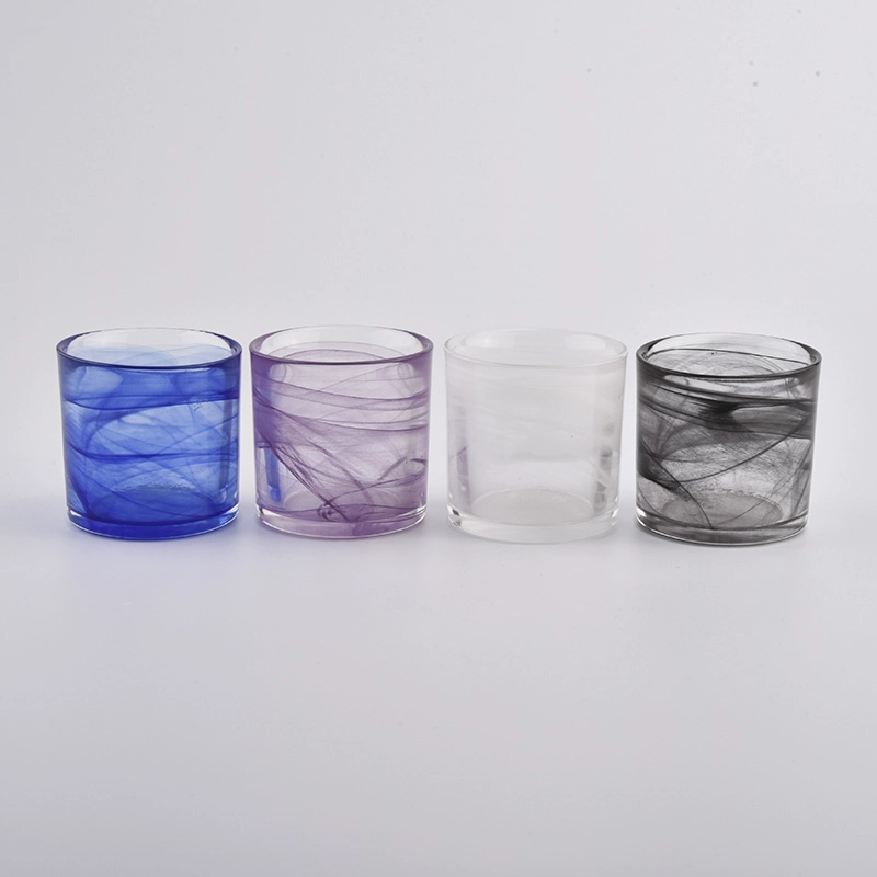luxury blue glass candle jars small capacity glass candle holders - COPY - 0khw8n
