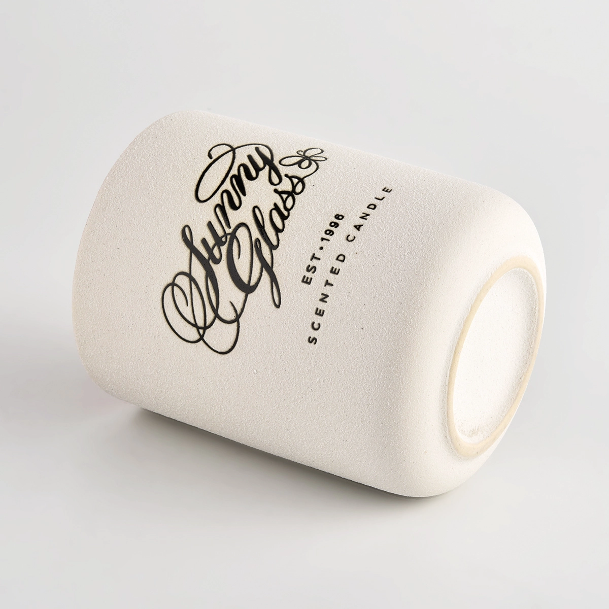 Candle Jars Suppliers 390ML Ceramic Jars for Candle Making