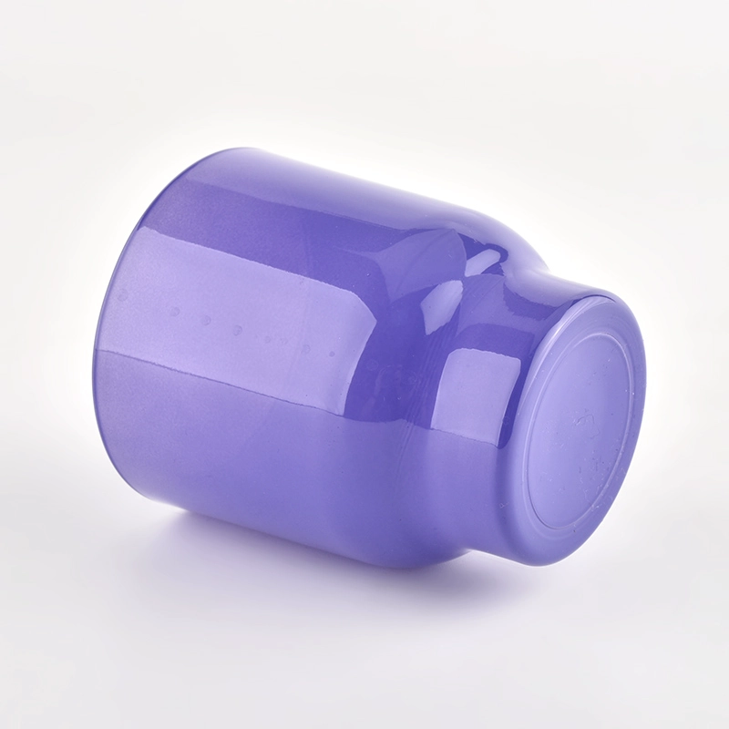 pedestal bottom colored glass candle jar 200ml pedestal bottom colored glass candle jar 200ml