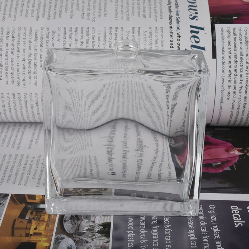 home decor 160ml square glass perfume bottle Wholesale 160ml home decor 160ml square glass perfume bottle