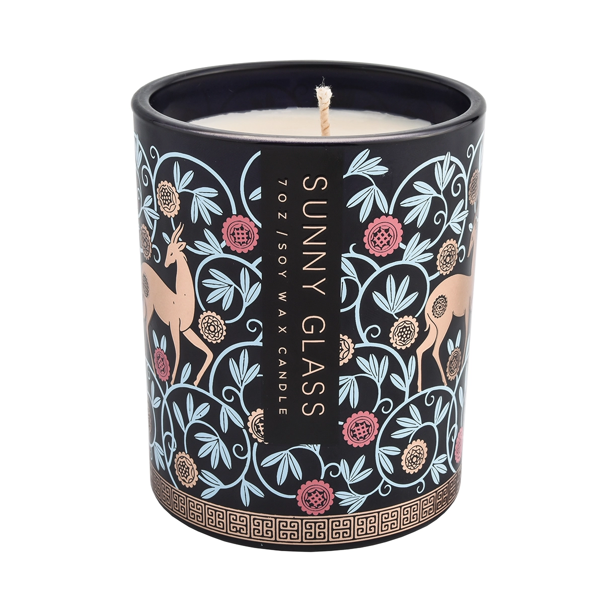 Custom Luxury Decal Printing Glass Candle Jars 300ml Glass Candle Vessels Custom Luxury Decal Printing Glass Candle Jars 300ml Glass Candle Vessels