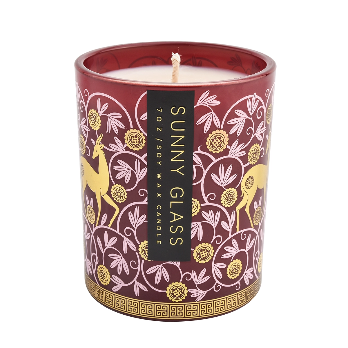 Custom Luxury Decal Printing Glass Candle Jars 300ml Glass Candle Vessels Custom Luxury Decal Printing Glass Candle Jars 300ml Glass Candle Vessels
