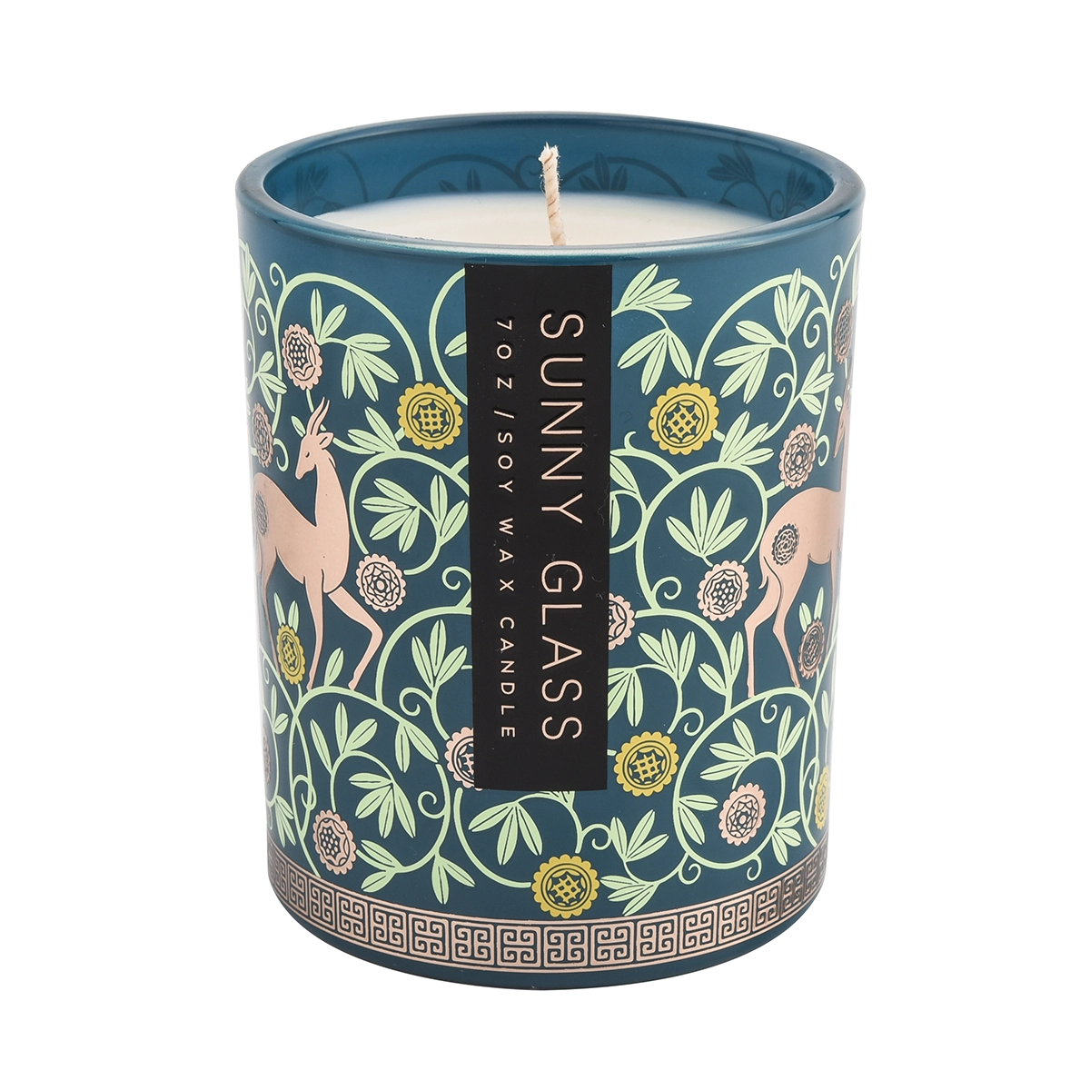 Custom Luxury Decal Printing Glass Candle Jars 300ml Glass Candle Vessels Custom Luxury Decal Printing Glass Candle Jars 300ml Glass Candle Vessels