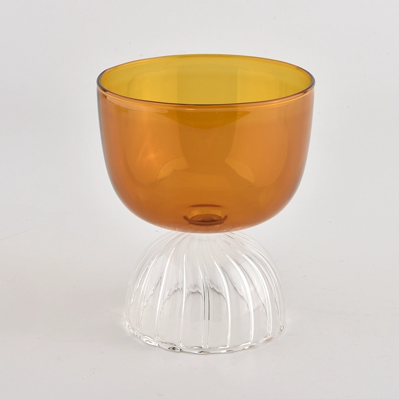 luxury decorative borosilicate glass candle holder with stand luxury decorative borosilicate glass candle holder with stand