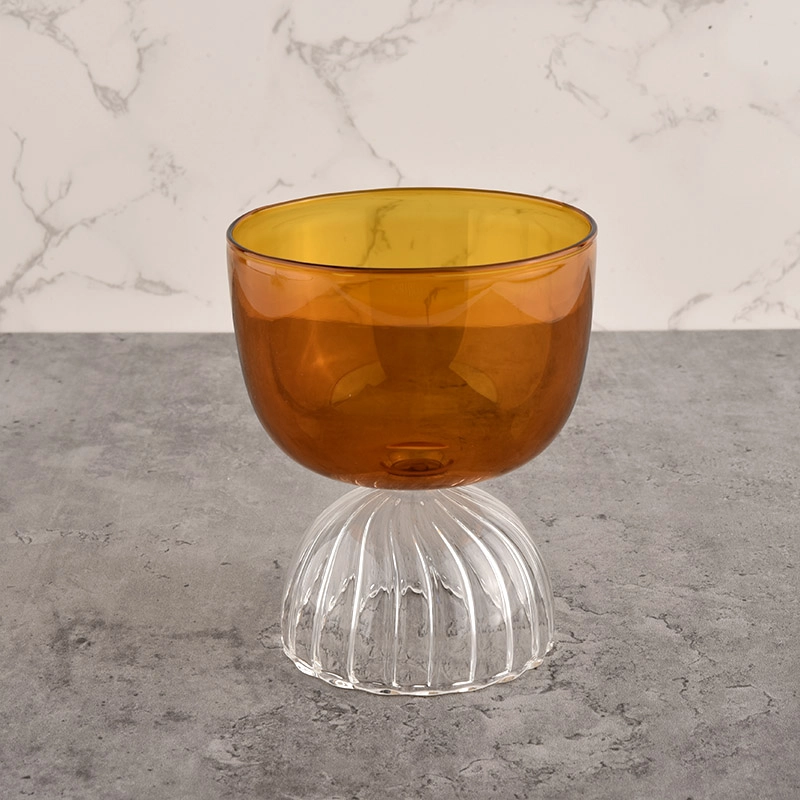 luxury decorative borosilicate glass candle holder with stand luxury decorative borosilicate glass candle holder with stand