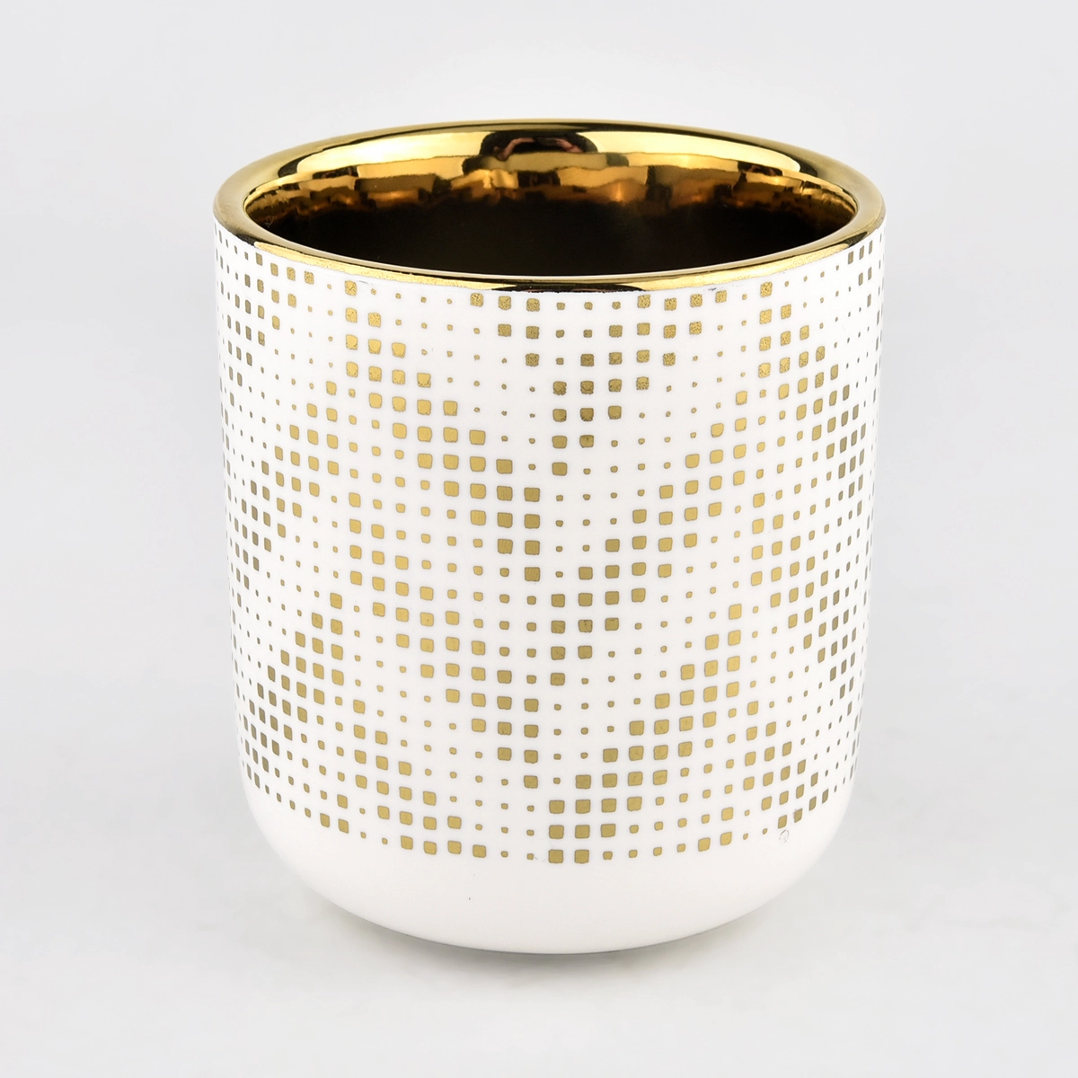 home decor full around artwork ceramic candle jar