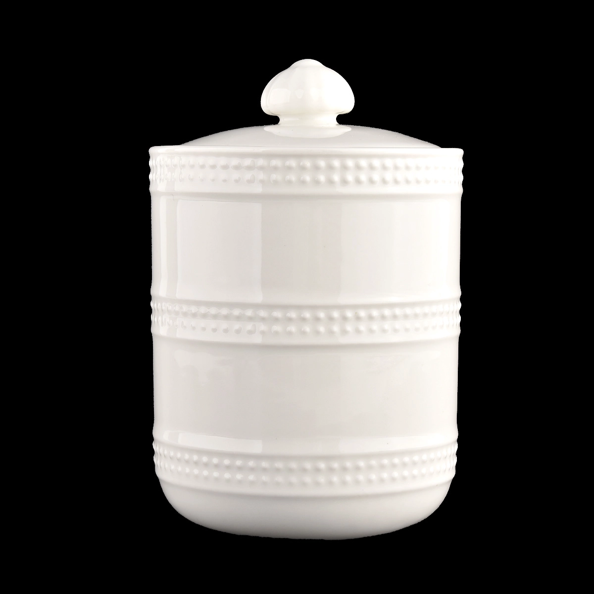 luxury white glazing ceramic candle jar with dome lid luxury white glazing ceramic candle jar with dome lid