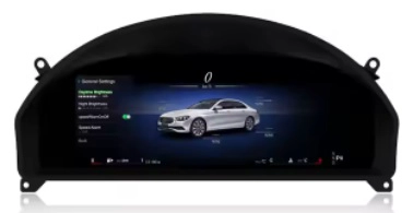 LCD 720P Dashboard Display Auto Meter Instrument Digital Cluster für Mercedes Benz GLK 2008-2015