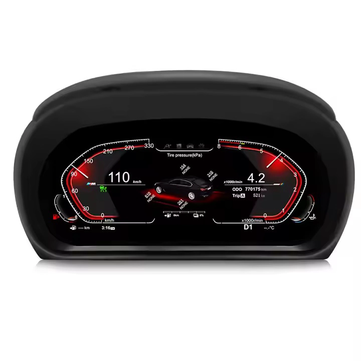 Pantalla de 12 pulgadas 4 Core LCD Dashboard Speedometer Clúster para BMW E90 E91 E92 E93 2005-2012 Linux System