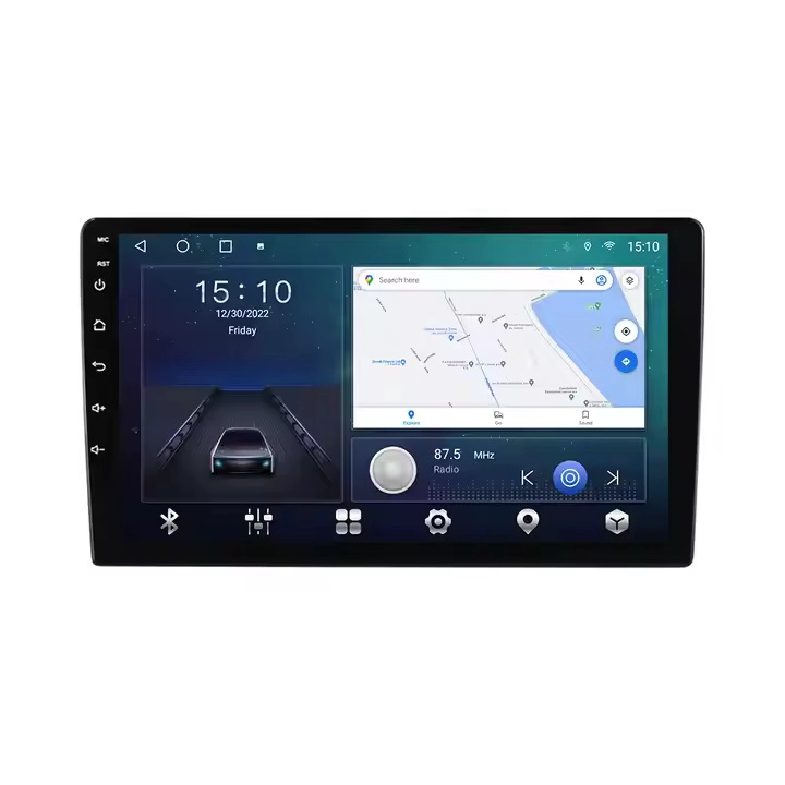 TS10 TS18 Video del automóvil del sistema Android para la unidad principal 9/10 pulgadas El control de voz de soporte de pantalla QLED con GPS