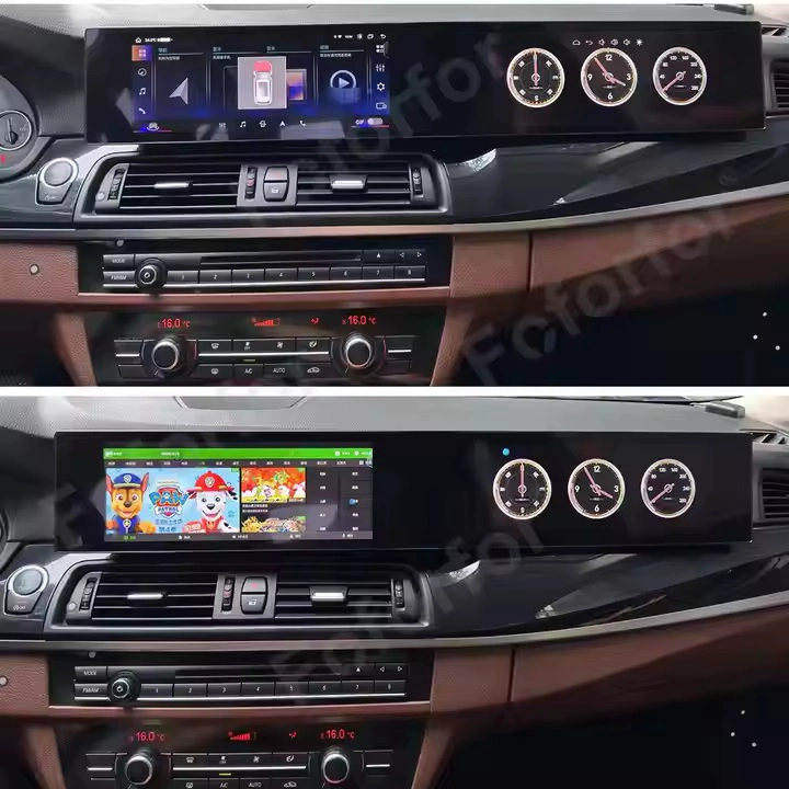 21英寸Android 13 BMW的汽车收音机5系列F10 F11 2010-2017 CAR GPS导航式汽车播放单元