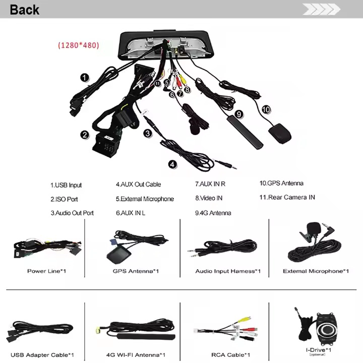 BMW F30 F31 F31 F33 F34 F34 F36 2013-2017 FM WAVE BAND BT BT SIM WIFI CARPLAY MULTIMEDIA MULTIEMEDIA TOIN