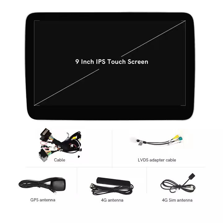 9 Inch Android 13 System Auto IPS Touch Screen Car Radio AUTO CARPLAY for Mercedes ML GL W166 X166 2013-2015 DSP GPS Navi