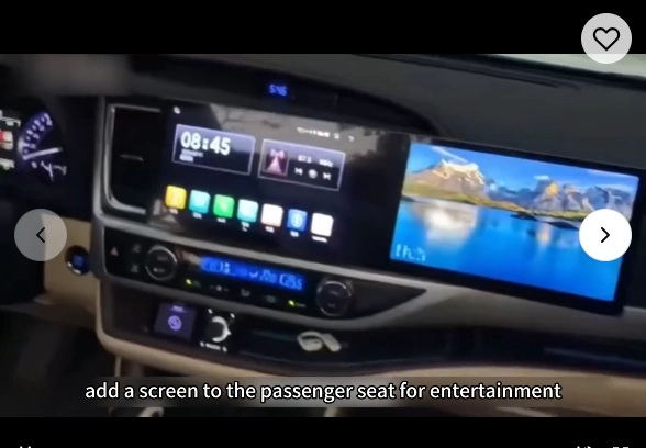 23.6/21.6英寸便携式双屏幕Android Car Radio GPS Navigation&CarPlay立体声系统带有DSP功能