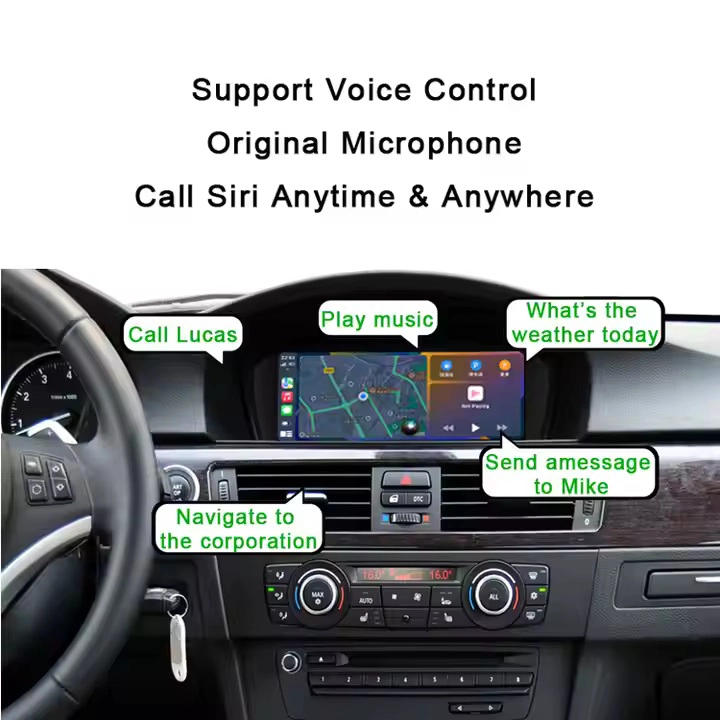 无线Apple CarPlay Android自动界面,带有AirPlay Mirror Link链接汽车播放功能,用于AUDI B9/A3/Q5 MMI系统