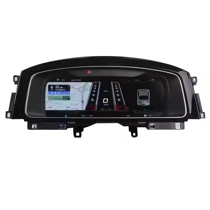 CAR LCD Digital Cluster لـ VW Golf 7 R-Line Golf7 GTI Sportsvan Passat B8 CC Variant Instrict Dashboard Plick