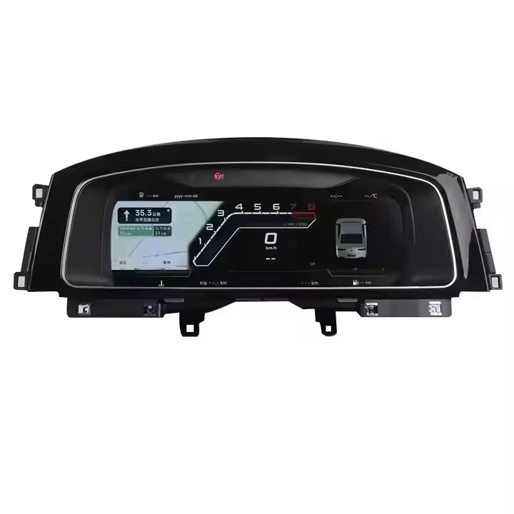 CAR LCD Digital Cluster لـ VW Golf 7 R-Line Golf7 GTI Sportsvan Passat B8 CC Variant Instrict Dashboard Plick