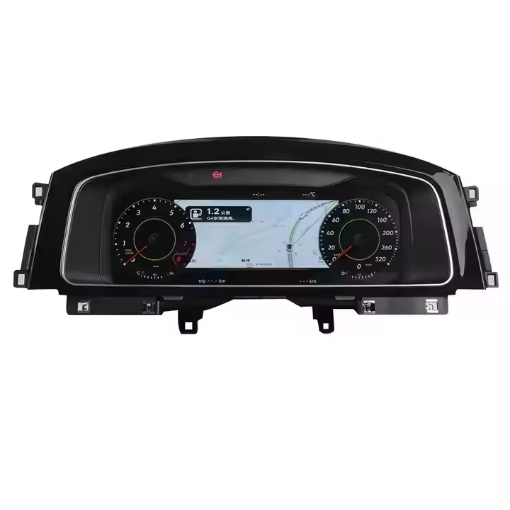 CAR LCD Digital Cluster لـ VW Golf 7 R-Line Golf7 GTI Sportsvan Passat B8 CC Variant Instrict Dashboard Plick