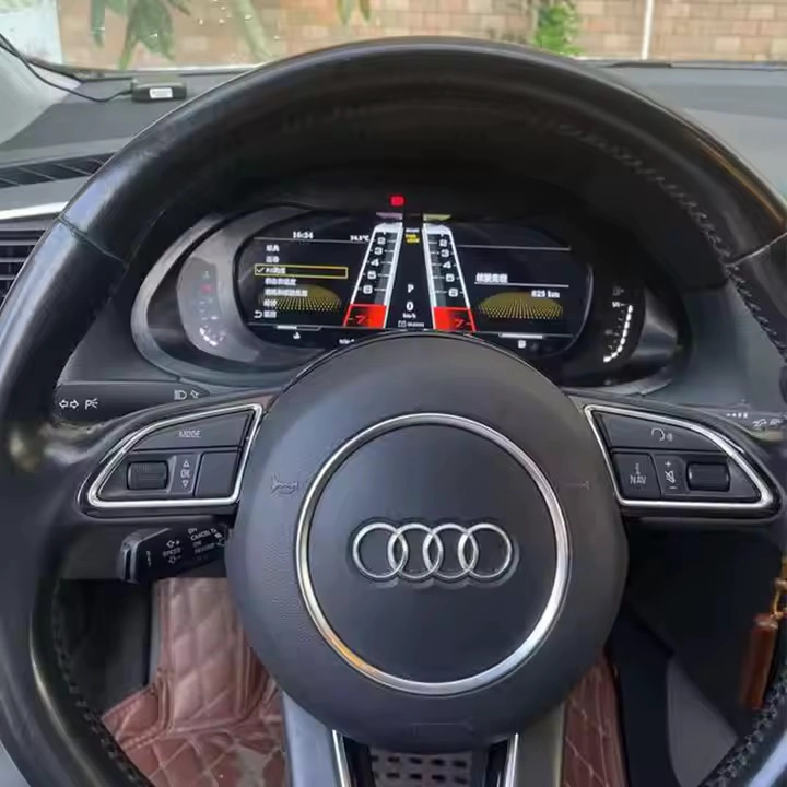 12.3 '' '' COMPTE METTO METOILLE METTOIRE À MARIER LCD DIGILE CLUSTER Tableau de bord Gauge Linux Système pour Audi Q5 2010-2018
