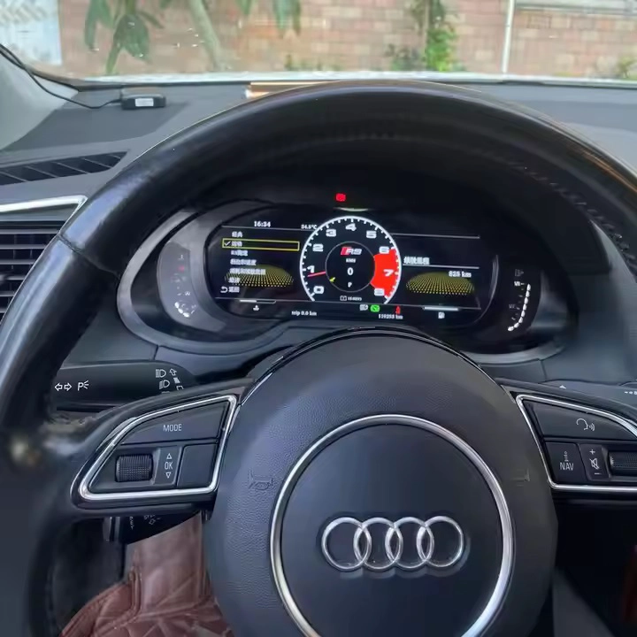 12.3 '' '' COMPTE METTO METOILLE METTOIRE À MARIER LCD DIGILE CLUSTER Tableau de bord Gauge Linux Système pour Audi Q5 2010-2018
