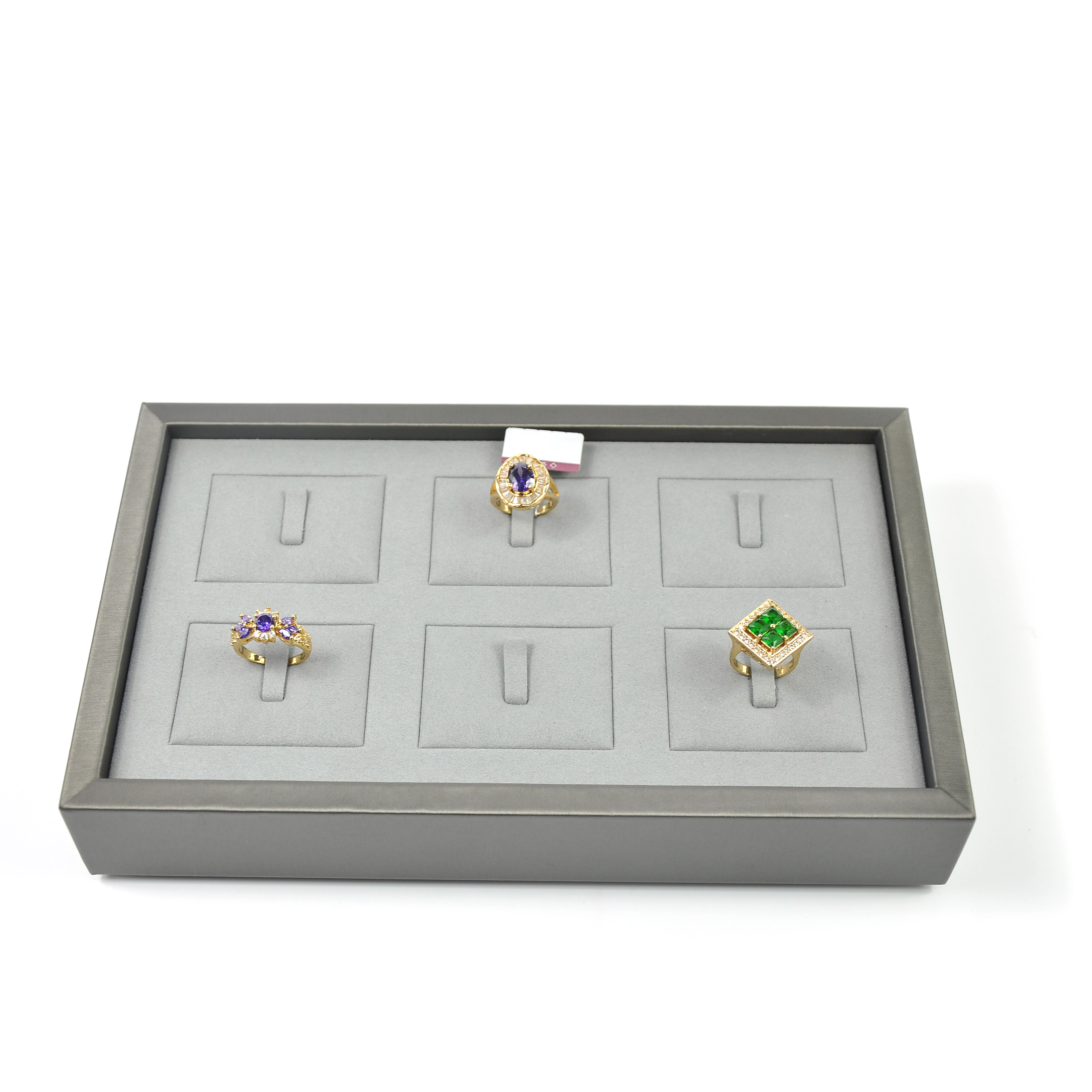 Custom Jewelry Display Pu Leather Luxury Jewelry Display Set for Showcase - COPY - mlojfd