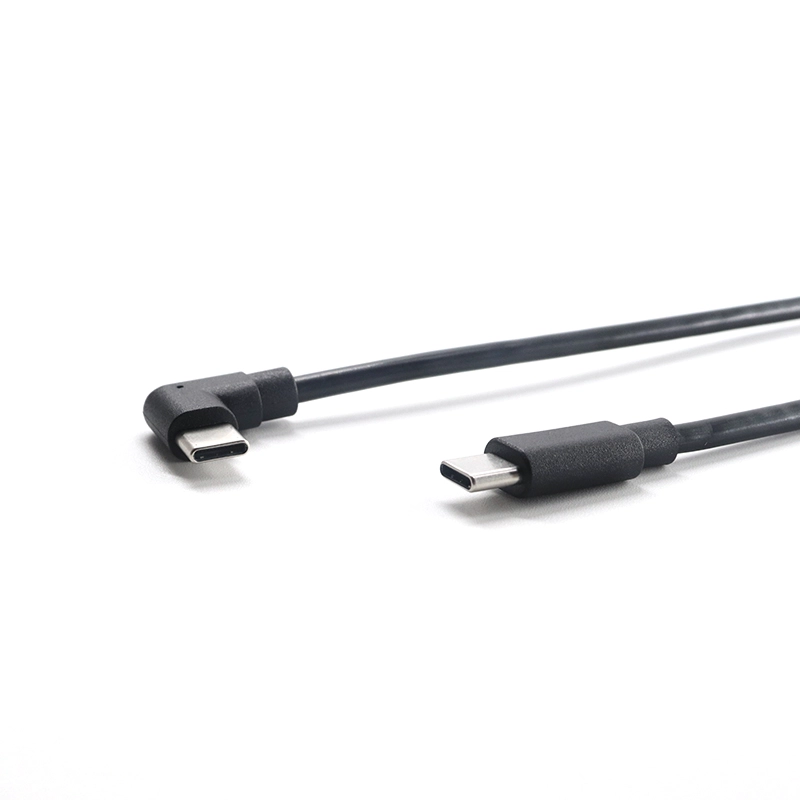 China 90-Grad-Winkel USB 3.1 TYP C Stecker auf USB C Stecker Kabel Hersteller