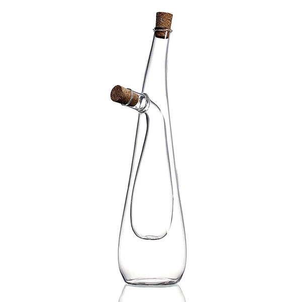 Double Pourer Spout Stoppers Oil Cruet Jar