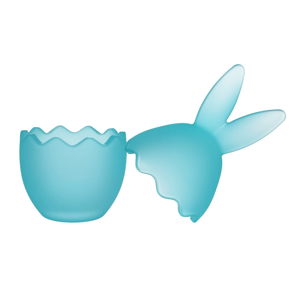 Custom-made rabbit-shaped candlesticks suitable as corporate gifts