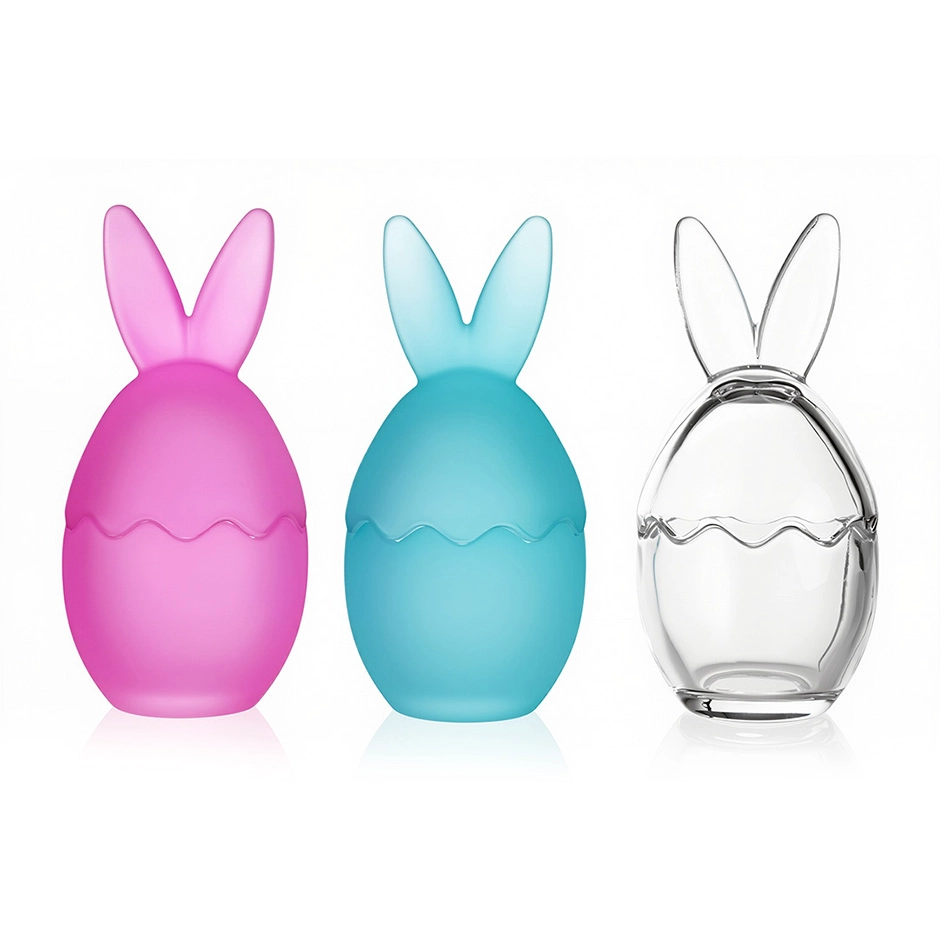 Custom-made rabbit-shaped candlesticks suitable as corporate gifts