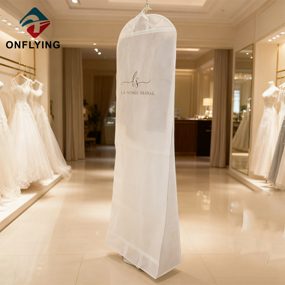 Ladys Bridal Wedding Dress Gown Non Woven Long Garment Bags China Manufacturer