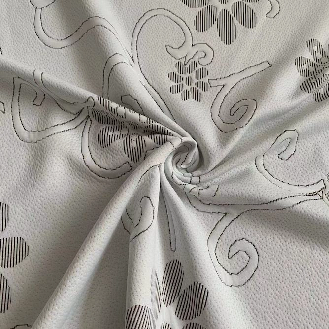 180gsm tecido de colchão de malha jacquard