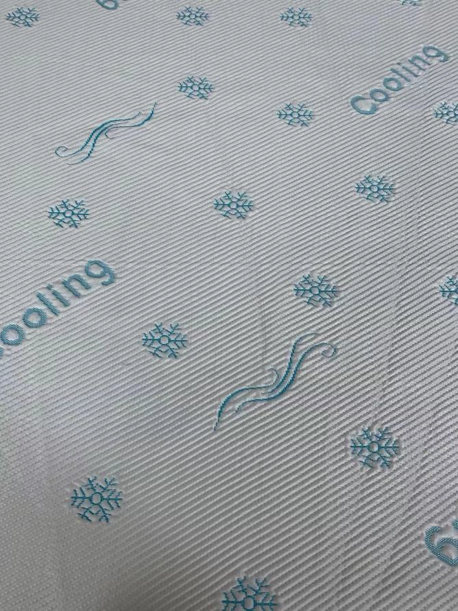 tessuto per cuscino per materasso lavorato a maglia jacquard in porcellana